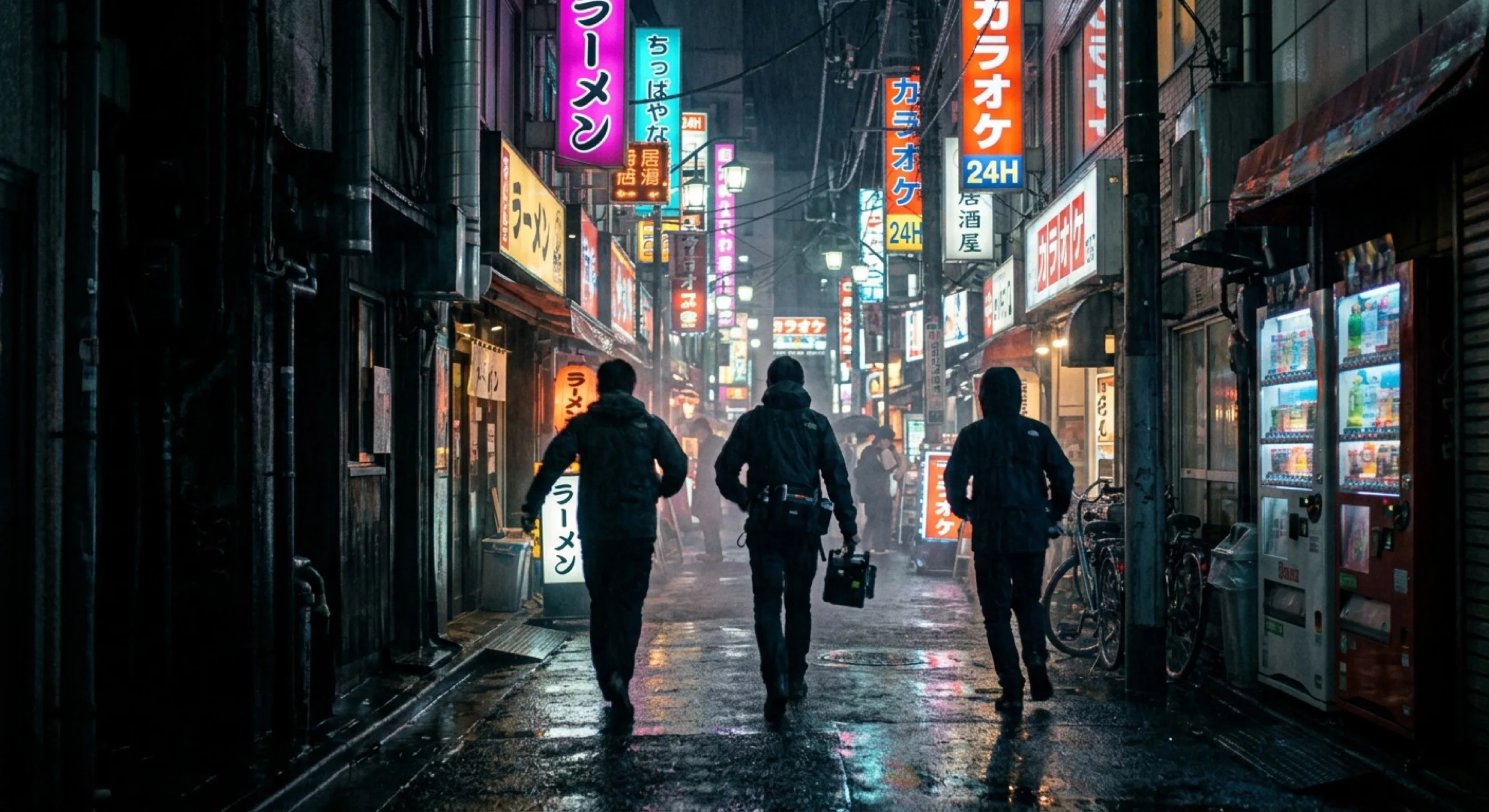 Neon Tokyo story-world artwork